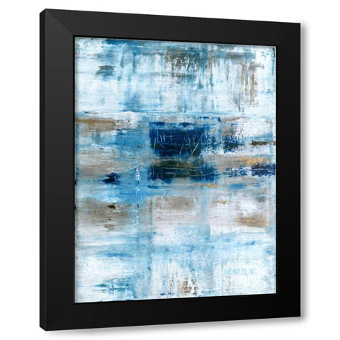 Heaven Black Modern Wood Framed Art Print with Double Matting by Weaverling, Julie