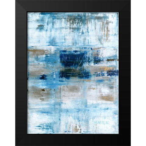 Heaven Black Modern Wood Framed Art Print by Weaverling, Julie