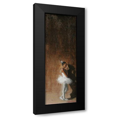 Anticipation II Black Modern Wood Framed Art Print with Double Matting by Wilson, Richard
