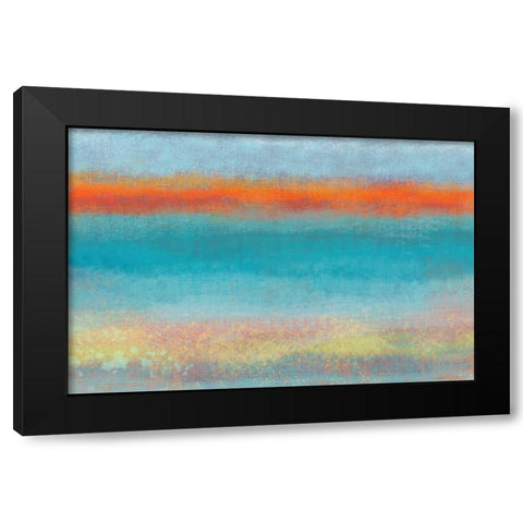 Country Sky 1 Black Modern Wood Framed Art Print by Weiss, Jan