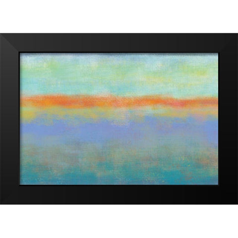 Country Sky 2 Black Modern Wood Framed Art Print by Weiss, Jan