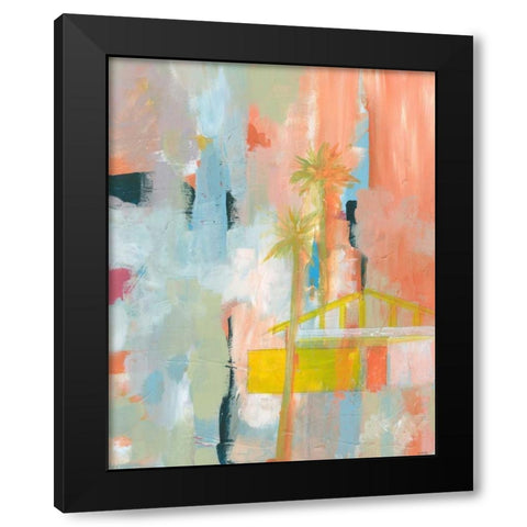 Desert Living 1 Black Modern Wood Framed Art Print with Double Matting by Weiss, Jan