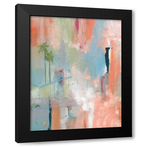 Desert Living 2 Black Modern Wood Framed Art Print with Double Matting by Weiss, Jan