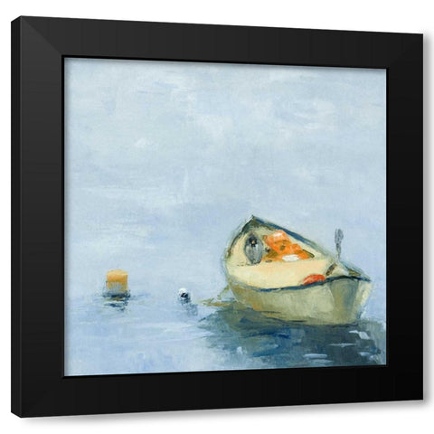 Fog before Sun Black Modern Wood Framed Art Print by Wakefield, Martha