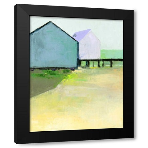 Marina Black Modern Wood Framed Art Print by Wakefield, Martha
