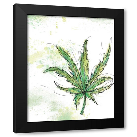 Maui Sunset Black Modern Wood Framed Art Print by Weiss, Jan