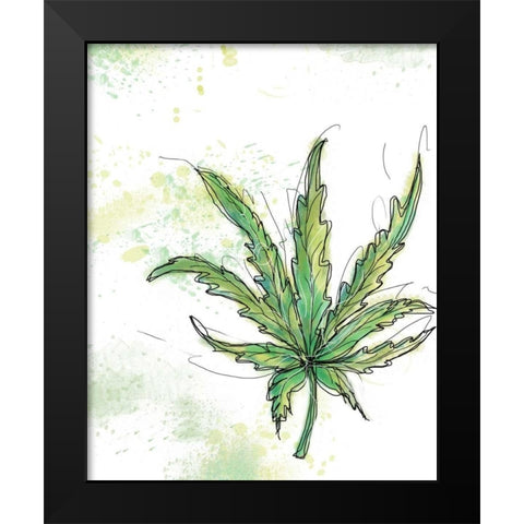 Maui Sunset Black Modern Wood Framed Art Print by Weiss, Jan