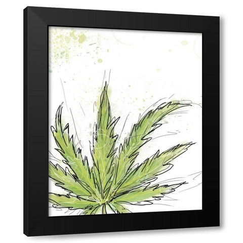 Train Wreck Black Modern Wood Framed Art Print with Double Matting by Weiss, Jan