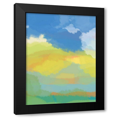 Break in the Weather Black Modern Wood Framed Art Print with Double Matting by Weiss, Jan