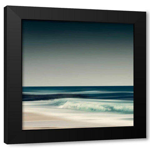 Cristal Surf Black Modern Wood Framed Art Print with Double Matting by Wuestenhagen, Dirk