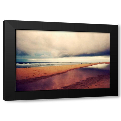 Seascape Black Modern Wood Framed Art Print with Double Matting by Wuestenhagen, Dirk