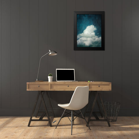The Cloud Black Modern Wood Framed Art Print by Wuestenhagen, Dirk
