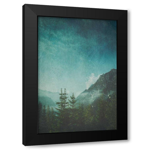 Valley View Black Modern Wood Framed Art Print by Wuestenhagen, Dirk