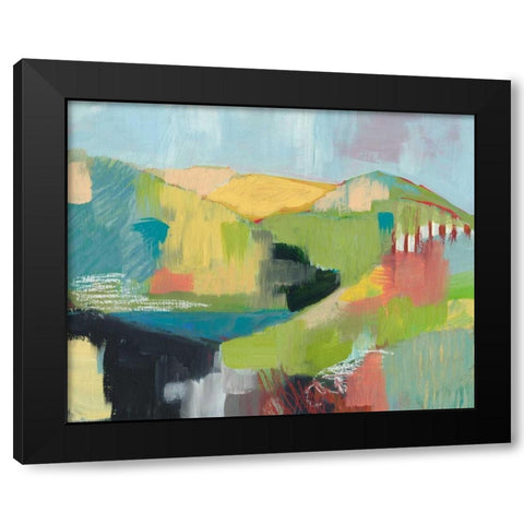 Headlands Black Modern Wood Framed Art Print by Weiss, Jan