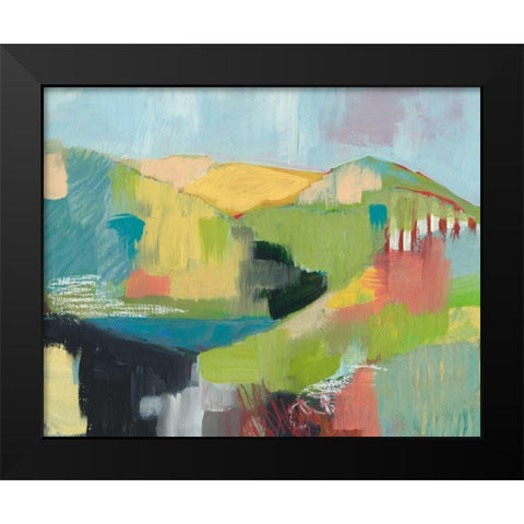 Headlands Black Modern Wood Framed Art Print by Weiss, Jan