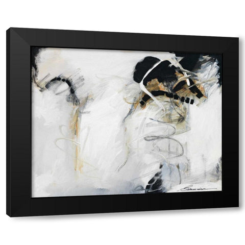 Against All Odds Black Modern Wood Framed Art Print with Double Matting by Wild, Beau