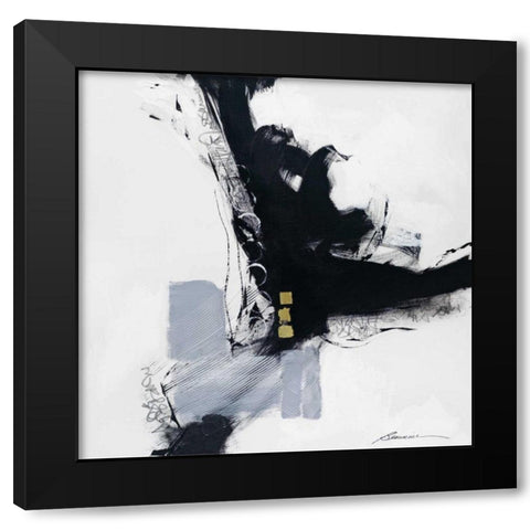 Three Hots and a Cot Black Modern Wood Framed Art Print by Wild, Beau