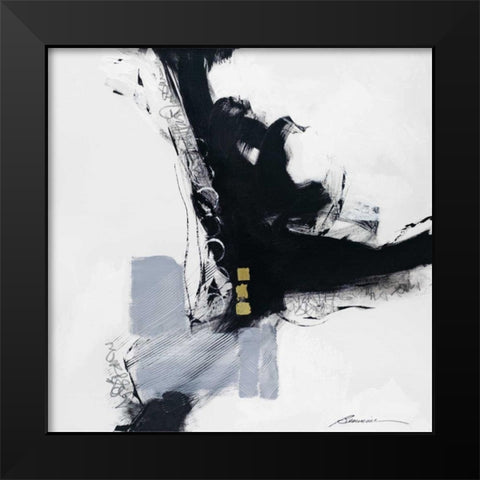 Three Hots and a Cot Black Modern Wood Framed Art Print by Wild, Beau