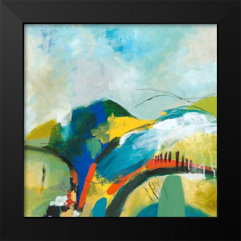 Alpine No. 1 Black Modern Wood Framed Art Print by Weiss, Jan