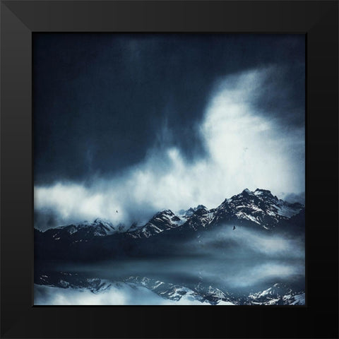 Everlasting Black Modern Wood Framed Art Print by Wuestenhagen, Dirk