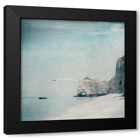Gliding Black Modern Wood Framed Art Print with Double Matting by Wuestenhagen, Dirk