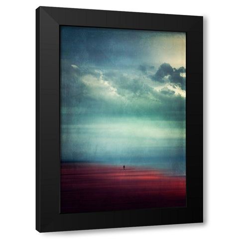 Enjoying Silence Black Modern Wood Framed Art Print by Wuestenhagen, Dirk