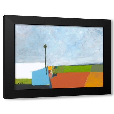 Under a Stormy Sky Black Modern Wood Framed Art Print with Double Matting by Weiss, Jan