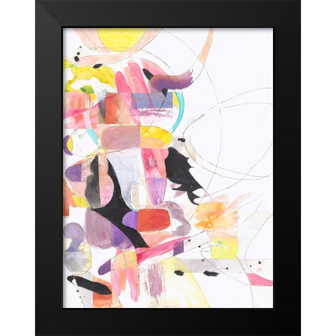 Papers No. 1 Black Modern Wood Framed Art Print by Wheeler, Erin McClusky