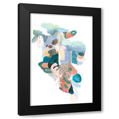 Papers No. 50 Black Modern Wood Framed Art Print with Double Matting by Wheeler, Erin McClusky