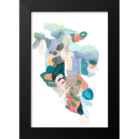 Papers No. 50 Black Modern Wood Framed Art Print by Wheeler, Erin McClusky