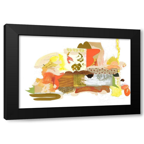 Papers No. 53 Black Modern Wood Framed Art Print with Double Matting by Wheeler, Erin McClusky