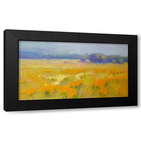 Meadow 1 Black Modern Wood Framed Art Print with Double Matting by Yeremyan, Vahe