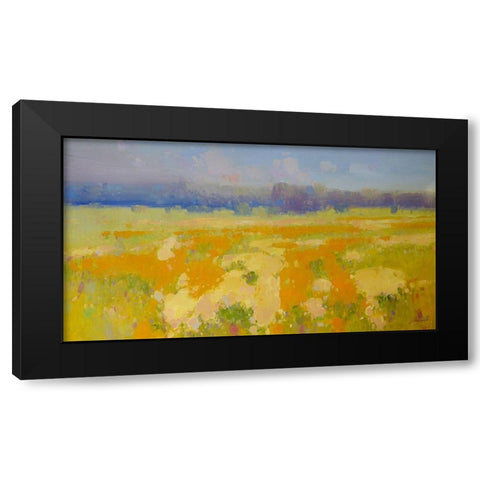 Meadow 2 Black Modern Wood Framed Art Print by Yeremyan, Vahe