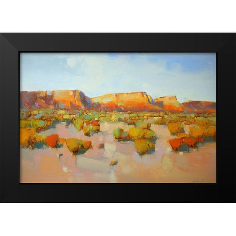Canyon View Black Modern Wood Framed Art Print by Yeremyan, Vahe