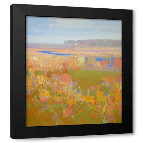 Fall Black Modern Wood Framed Art Print by Yeremyan, Vahe