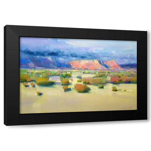 Canyon View Black Modern Wood Framed Art Print by Yeremyan, Vahe