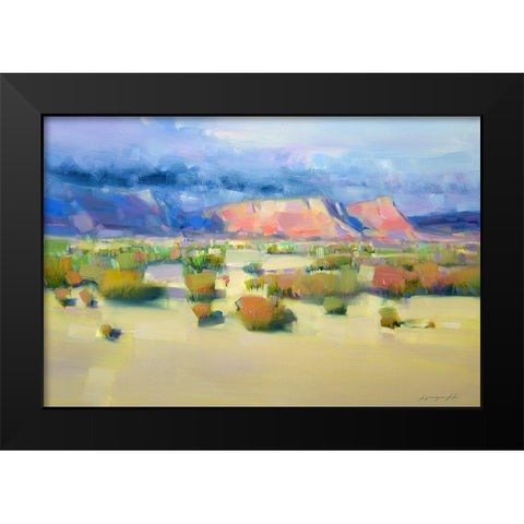 Canyon View Black Modern Wood Framed Art Print by Yeremyan, Vahe