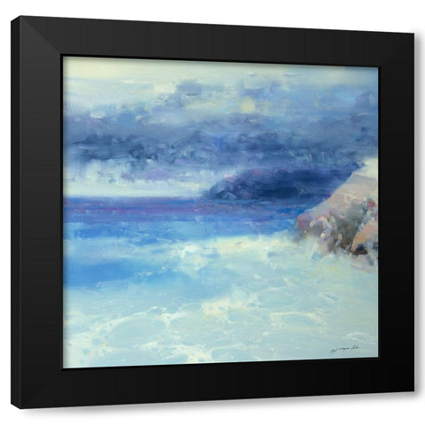 Pacific Coast No. 2 Black Modern Wood Framed Art Print by Yeremyan, Vahe