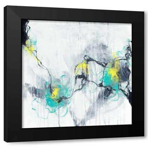 Catalyst Stage 1 Black Modern Wood Framed Art Print by Zivoin, Romeo