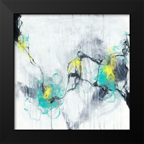 Catalyst Stage 1 Black Modern Wood Framed Art Print by Zivoin, Romeo