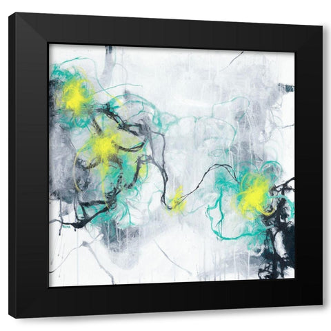 Catalyst Stage 2 Black Modern Wood Framed Art Print by Zivoin, Romeo