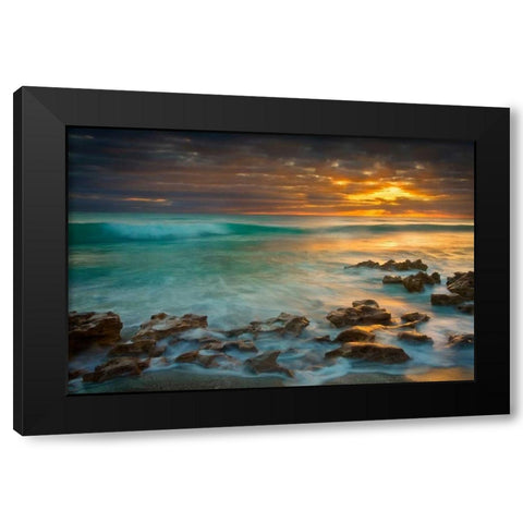 Timeless Black Modern Wood Framed Art Print by Zephyr, Patrick