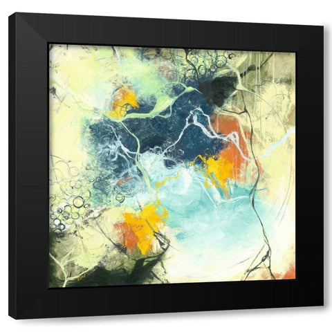 Terra Black Modern Wood Framed Art Print by Zivoin, Romeo
