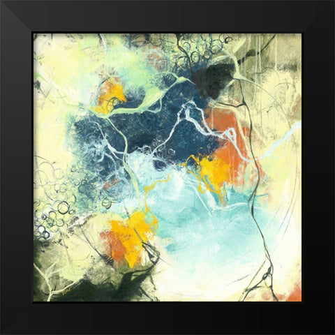 Terra Black Modern Wood Framed Art Print by Zivoin, Romeo