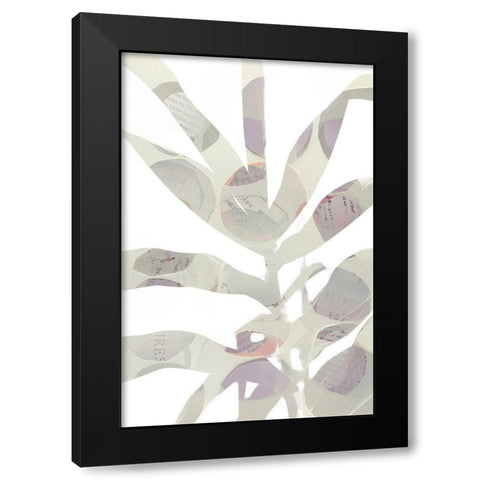 Inspired By Nature No. 1 Black Modern Wood Framed Art Print by Zinna, Lisa