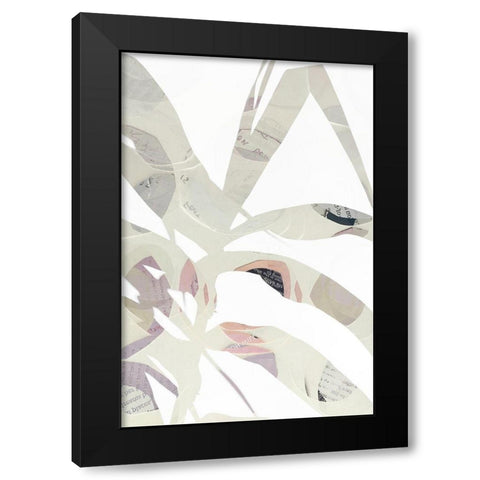 Inspired By Nature No. 2 Black Modern Wood Framed Art Print by Zinna, Lisa