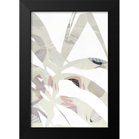 Inspired By Nature No. 2 Black Modern Wood Framed Art Print by Zinna, Lisa