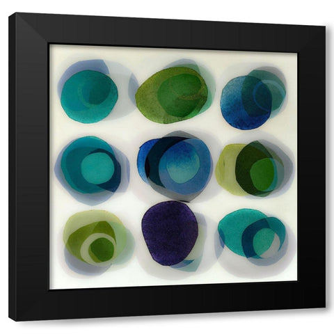 Athletic Black Modern Wood Framed Art Print by Zinna, Lisa