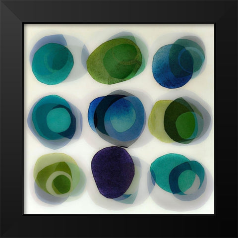 Athletic Black Modern Wood Framed Art Print by Zinna, Lisa