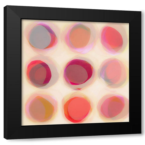 Happy Go Lucky Black Modern Wood Framed Art Print with Double Matting by Zinna, Lisa